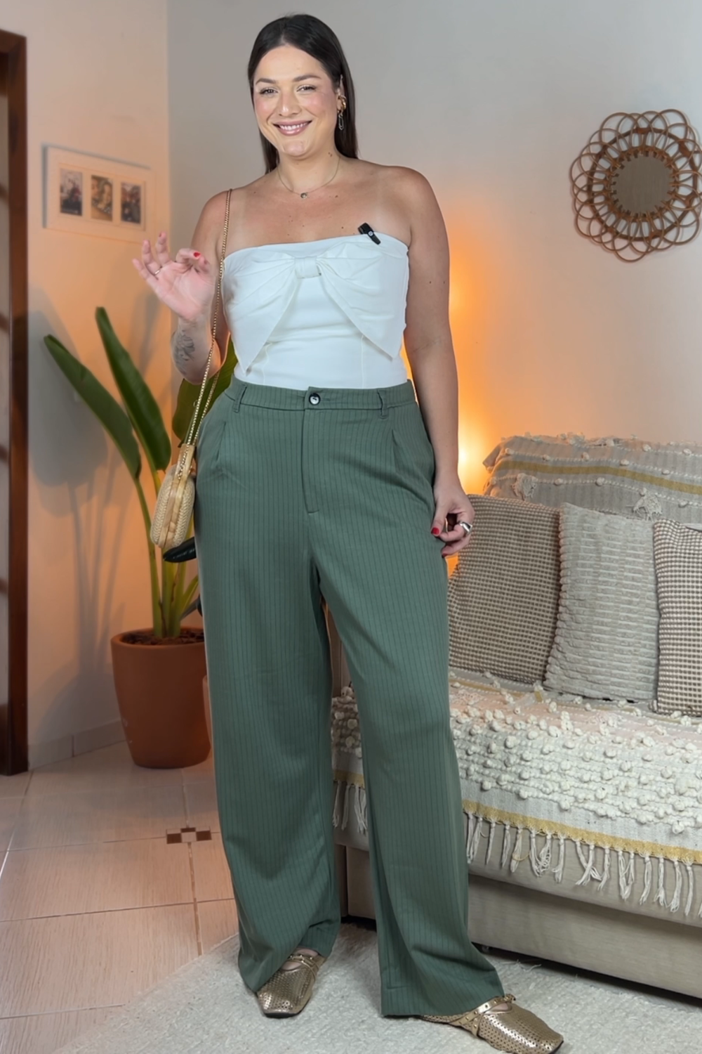 Blusa Tomara Que Caia Plus Size Sofia New Branco Cess