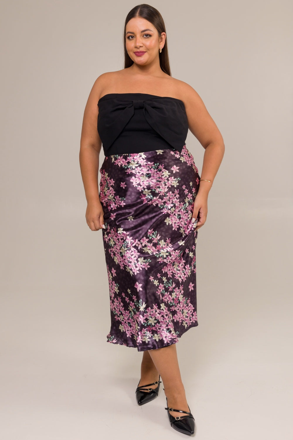 Blusa Tomara Que Caia Plus Size Sofia Preto Cess
