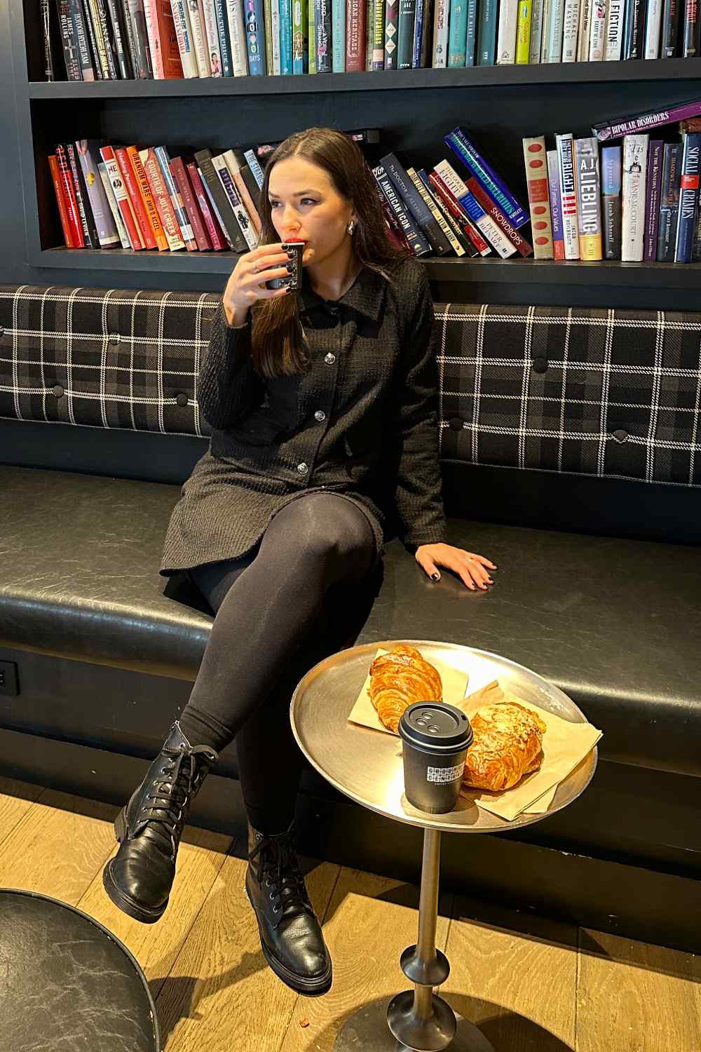 Blazer Plus Size Jessy Tweed Preto Cess