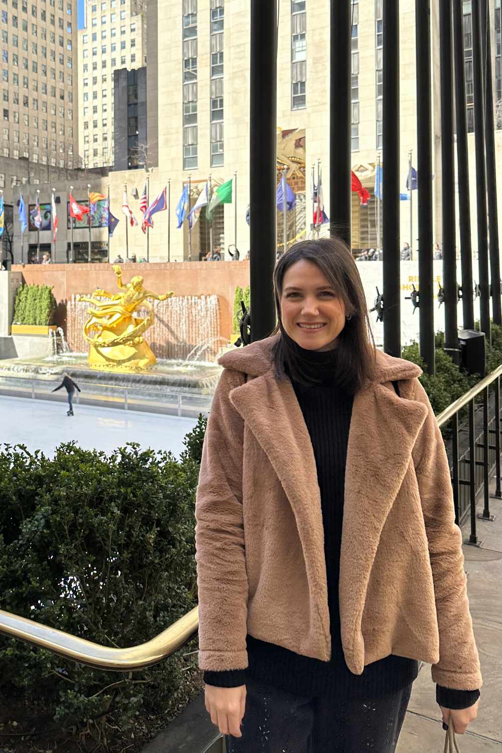 Casaco Plus Size Alícia Pelos Marrom Cess