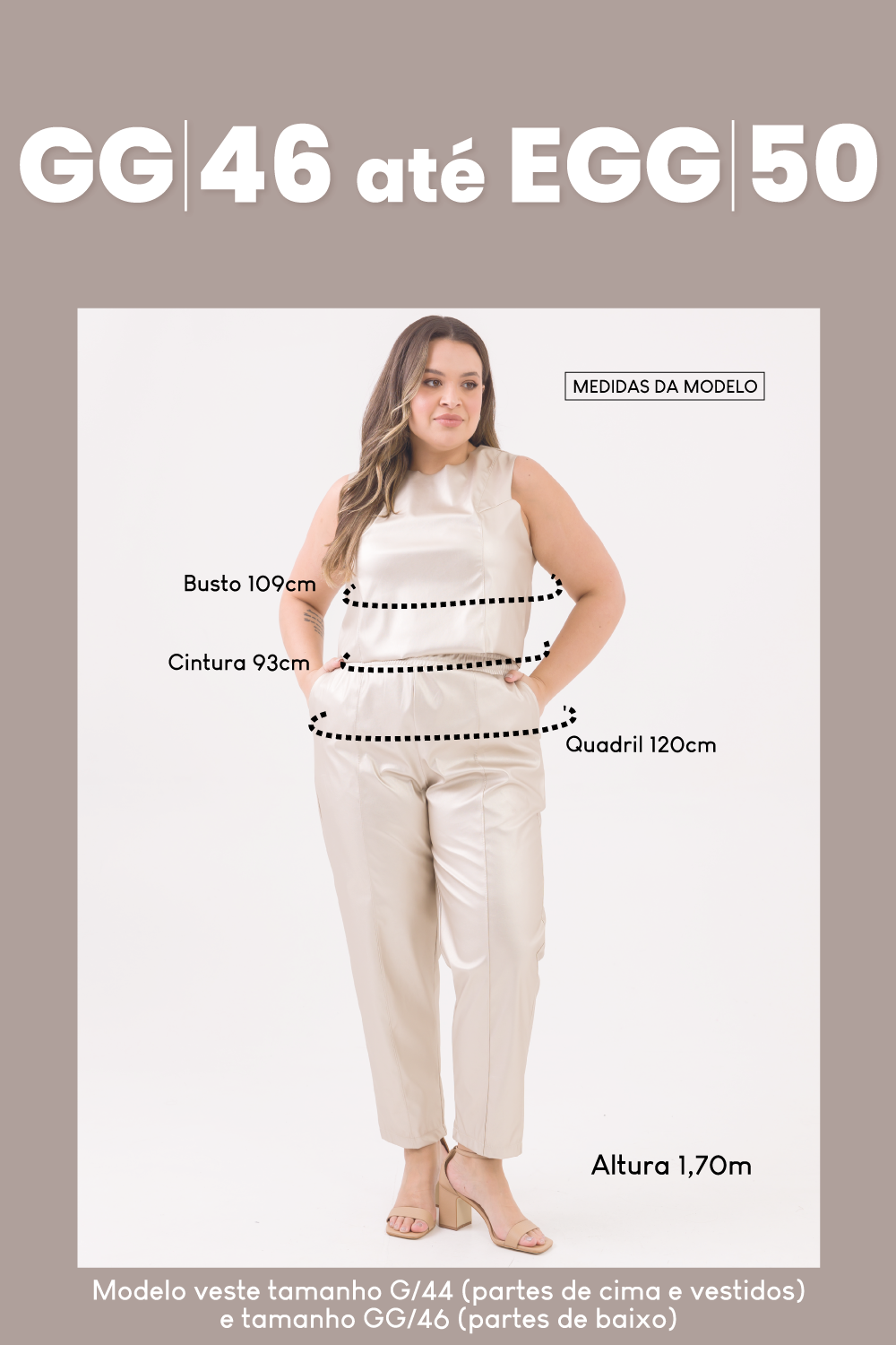 Blusa Plus Size Áurea Canelado Dourado Cess