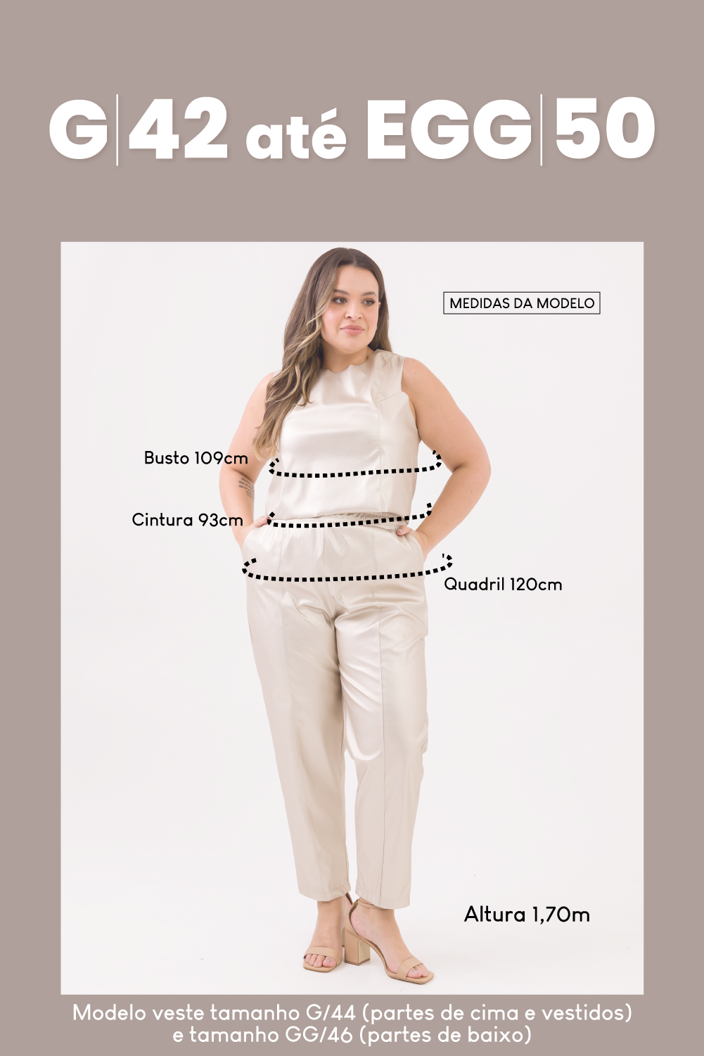 Calça Wide Leg Plus Size Plissada Petúnia Preta Cess