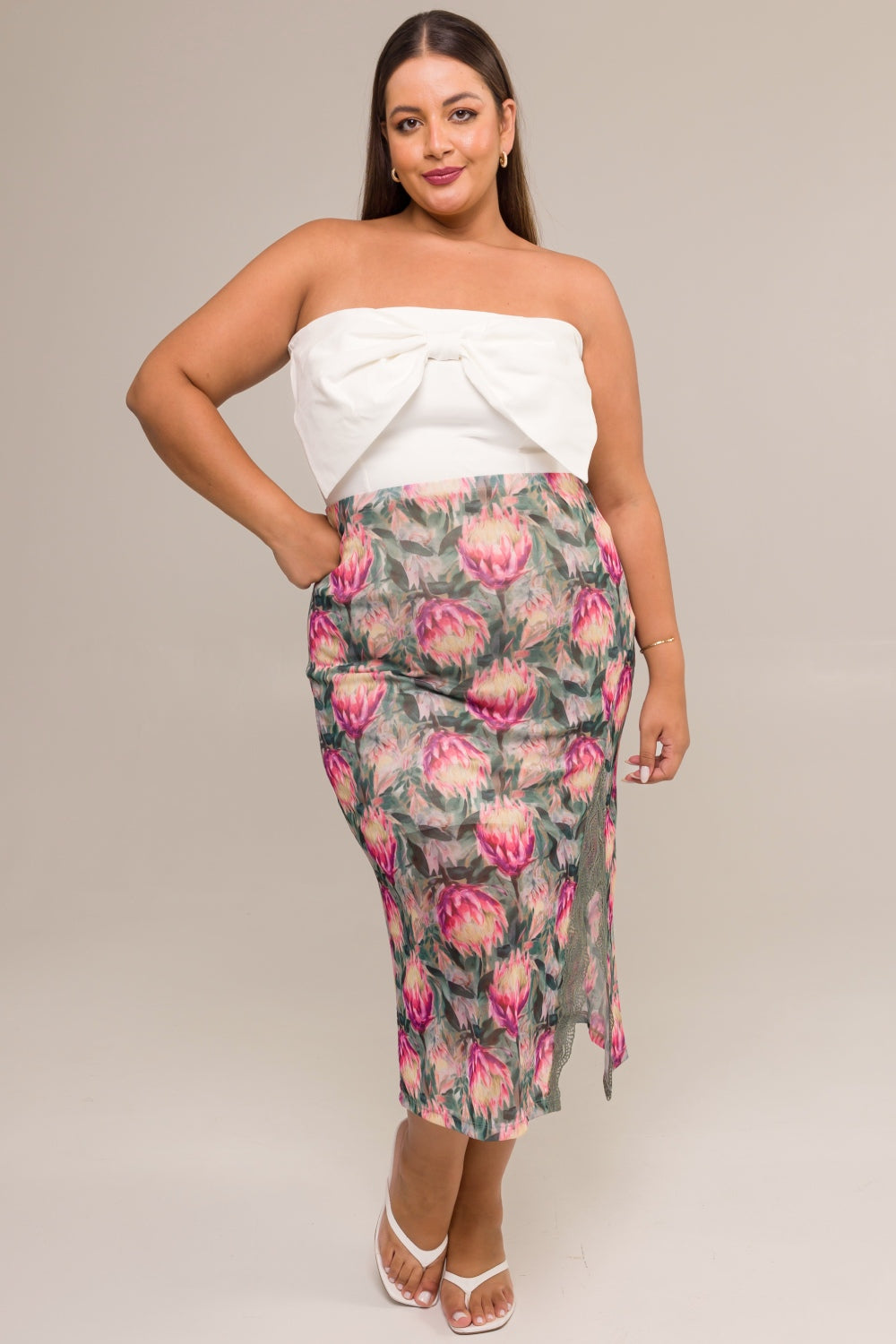 Blusa Tomara Que Caia Plus Size Sofia Branco Cess