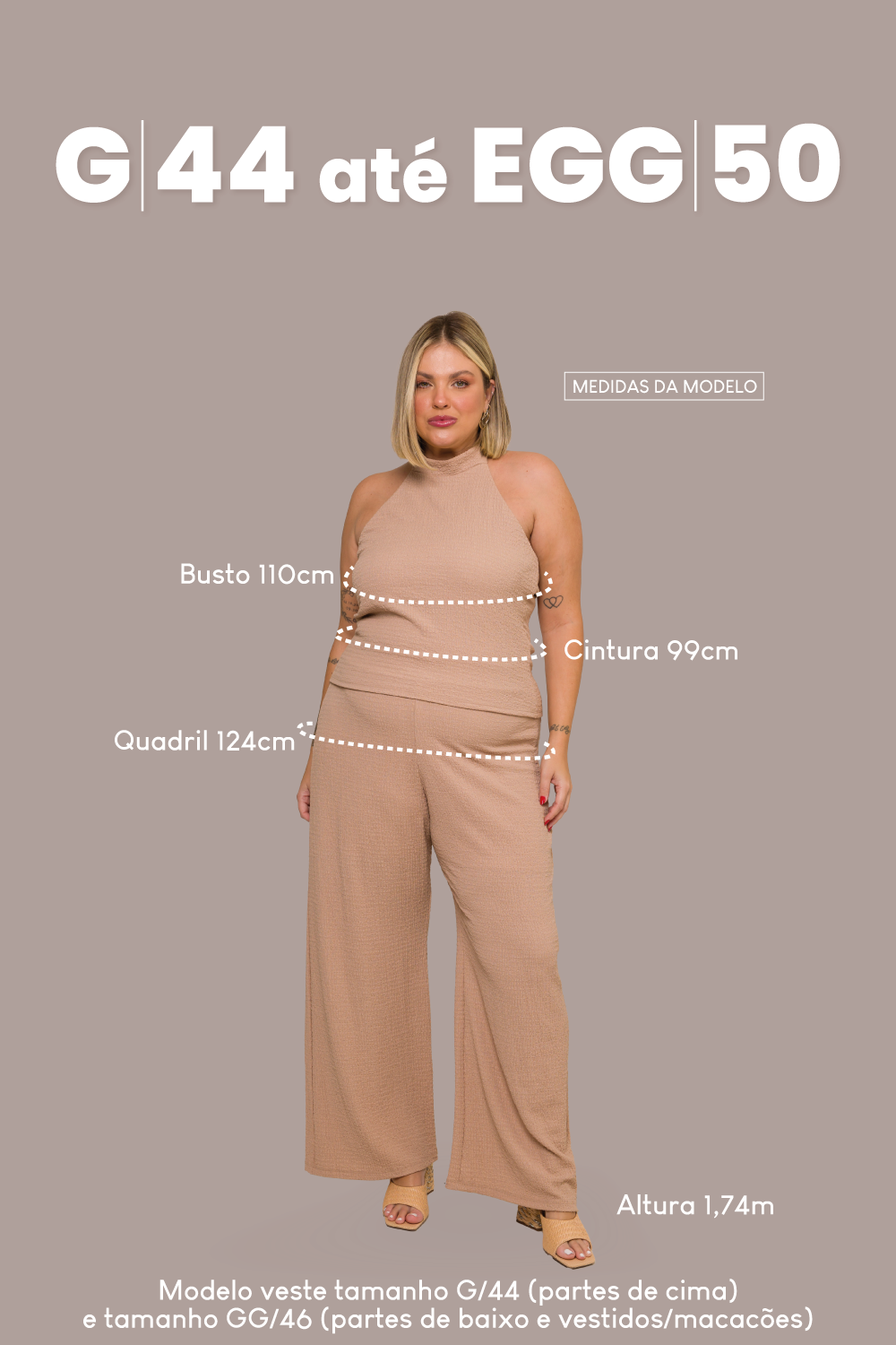 Blusa Regata Plus Size Plissada Lais Vermelho Cess