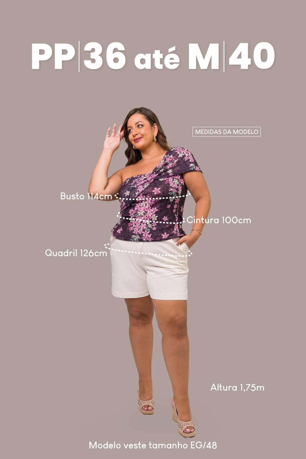 Blusa com Gola Alta Plus Size Canelada Rachel New Preto Cess